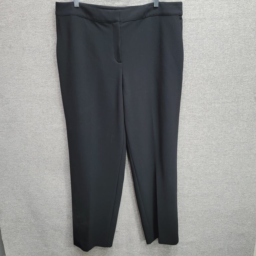 ST JOHN CAVIAR EMMA DRESS PANTS, SIZE 16